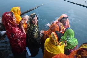 Chhath Puja In Kolkata, India