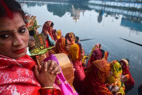 Chhath Puja In Kolkata, India