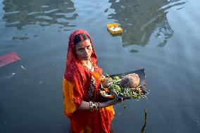 Chhath Puja In Kolkata, India