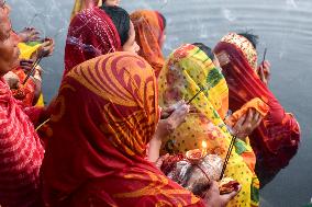 Chhath Puja In Kolkata, India