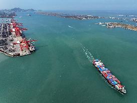 Container Terminal in Lianyungang Port