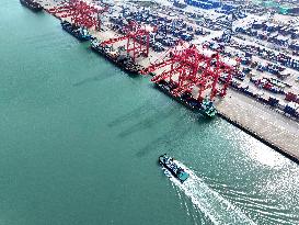 Container Terminal in Lianyungang Port