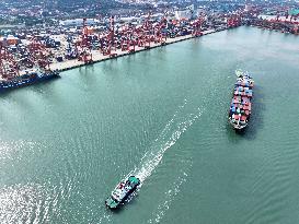 Container Terminal in Lianyungang Port