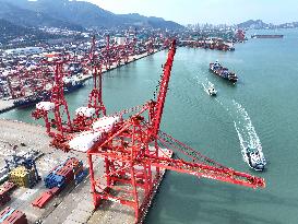 Container Terminal in Lianyungang Port