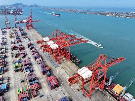 Container Terminal in Lianyungang Port