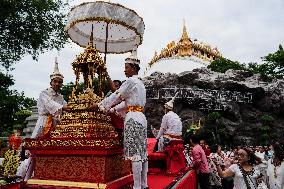 The Sacred Red Cloth Ceremony The Golden Mount Temple.