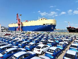 Vehicles Export in Lianyungang Port