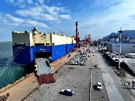 Vehicles Export in Lianyungang Port