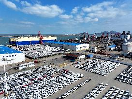 Vehicles Export in Lianyungang Port