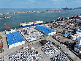 Vehicles Export in Lianyungang Port