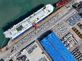 Vehicles Export in Lianyungang Port