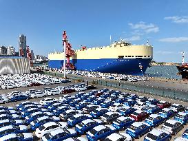 Vehicles Export in Lianyungang Port