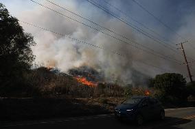 Wildfire Forces Thousands To Evacuate - California