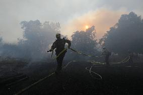 Wildfire Forces Thousands To Evacuate - California