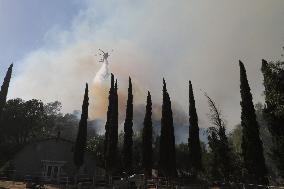 Wildfire Forces Thousands To Evacuate - California