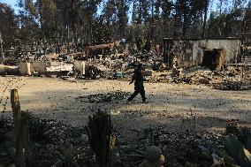 Wildfire Forces Thousands To Evacuate - California