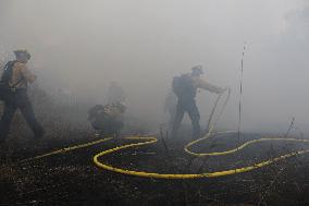 Wildfire Forces Thousands To Evacuate - California