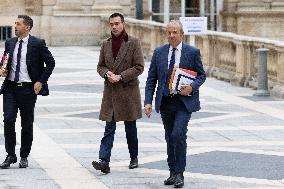 Gabriel Attal hearing at the French Senate - Paris