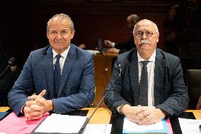 Gabriel Attal hearing at the French Senate - Paris