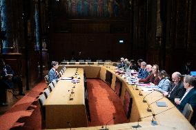 Gabriel Attal hearing at the French Senate - Paris