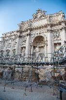 Trevi Fountain Being Renovated - Rome