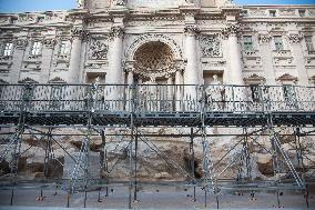 Trevi Fountain Being Renovated - Rome