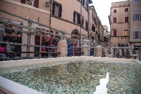 Trevi Fountain Being Renovated - Rome