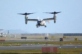 U.S. Navy Osprey at Iwakuni base