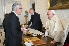 Pope Francis Private Audiences - Vatican