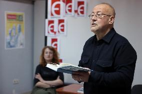 Ukrainian writer Stepan Protsiuk presents his novel in Ivano-Frankivsk