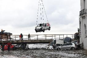 Heavy Rains Flood Cadaques - Spain