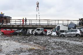 Heavy Rains Flood Cadaques - Spain