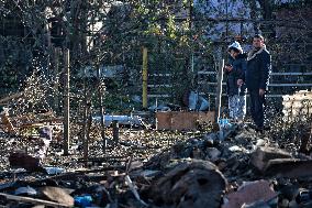 Aftermath of overnight Russian drone attack in Odesa