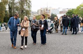 Marion Marechal Le Pen At MIFEXPO - Paris