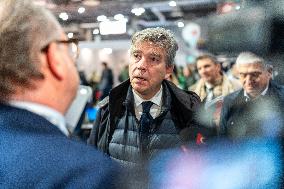 Arnaud Montebourg At MIFEXPO - Paris