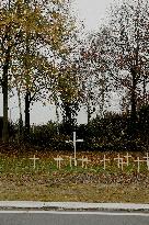 Cemetary Set On A Roundabout Near Michelin Factory - Vanne