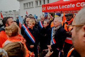 Michelin Workers Protest - Vannes