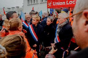 Michelin Workers Protest - Vannes