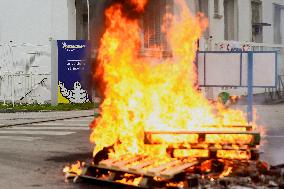 Michelin Workers Protest - Vannes