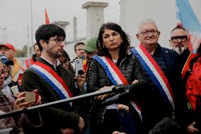 Michelin Workers Protest - Vannes