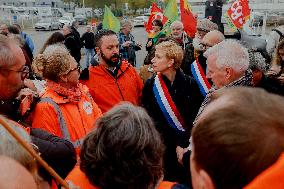 Michelin Workers Protest - Vannes