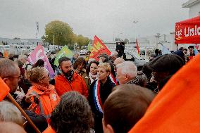 Michelin Workers Protest - Vannes