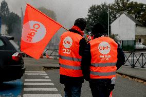 Michelin Workers Protest - Vannes