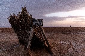 Chott El Djerid Salt Lake Panorama