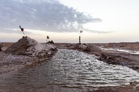 Chott El Djerid Salt Lake Panorama