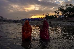 Hindu Devotees Celebrates Chhath Puja Festival In Nepal.