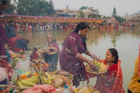 Chhath Festival Celebrated In Nepal