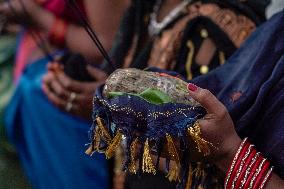 Hindu Devotees Celebrates Chhath Puja Festival In Nepal.