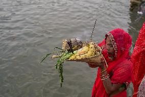 Hindu Devotees Celebrates Chhath Puja Festival In Nepal.