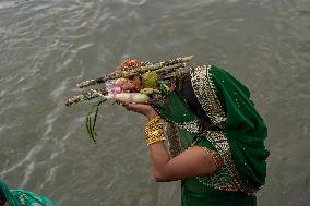 Hindu Devotees Celebrates Chhath Puja Festival In Nepal.